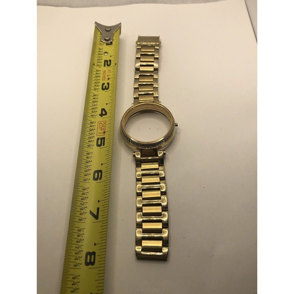 Michael Kors Watch Parts Case 38mm Band 20mm Gold Links No Crystal GY304